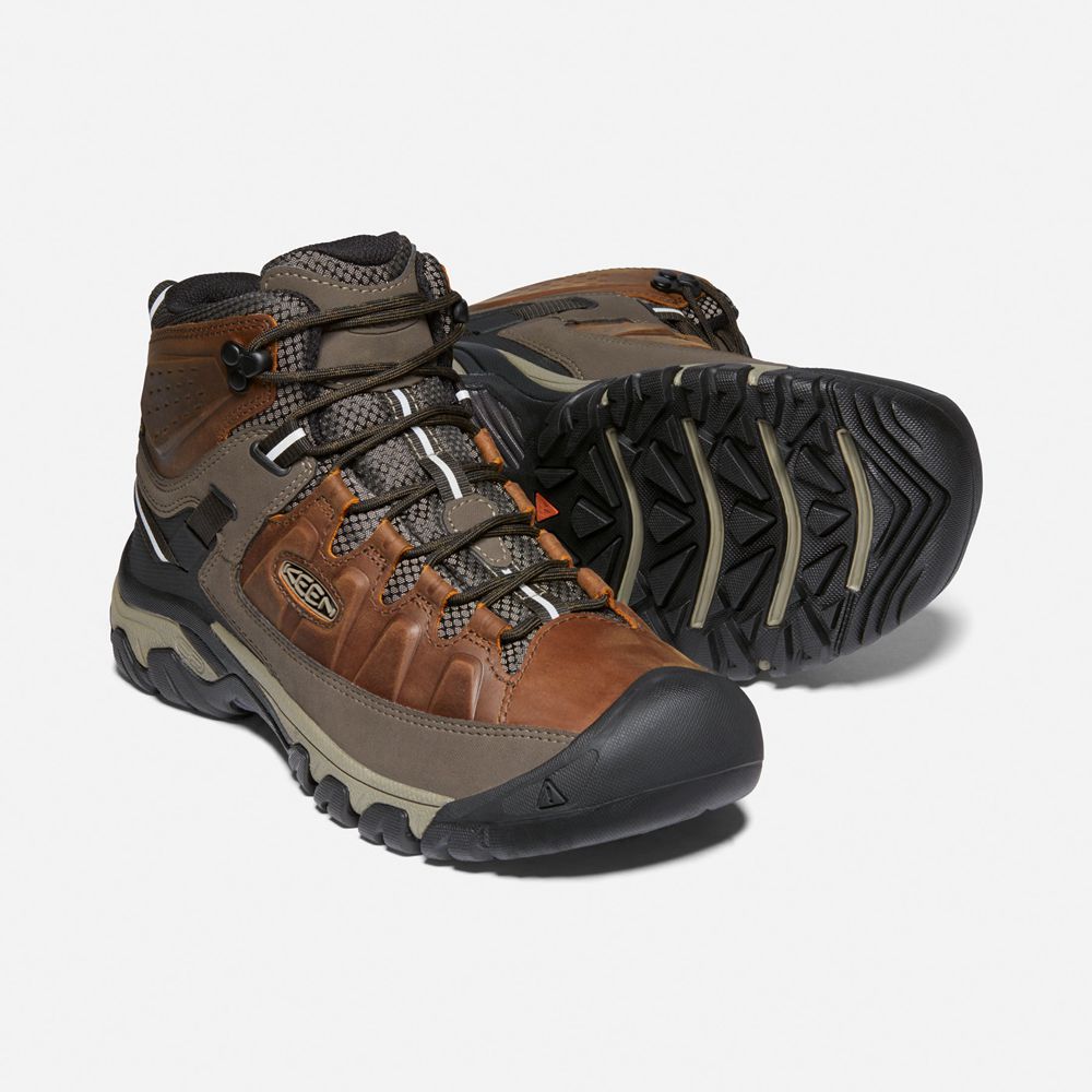 Keen Outdoor Bot Erkek Kahverengi - Targhee Iii Waterproof Mid - Türkiye UGEH25470